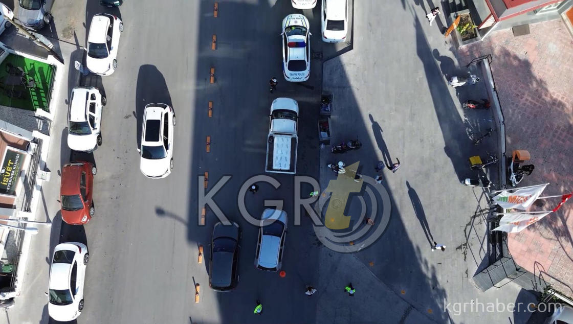 Karamanda Yayalara Yol Vermeyen Suruculer Cezadan Kacamadi5