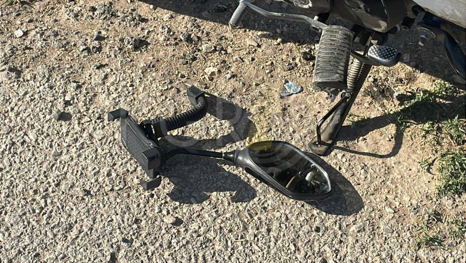 Motosiklete Arkadan Carpan Motosikletli Yaralandi2