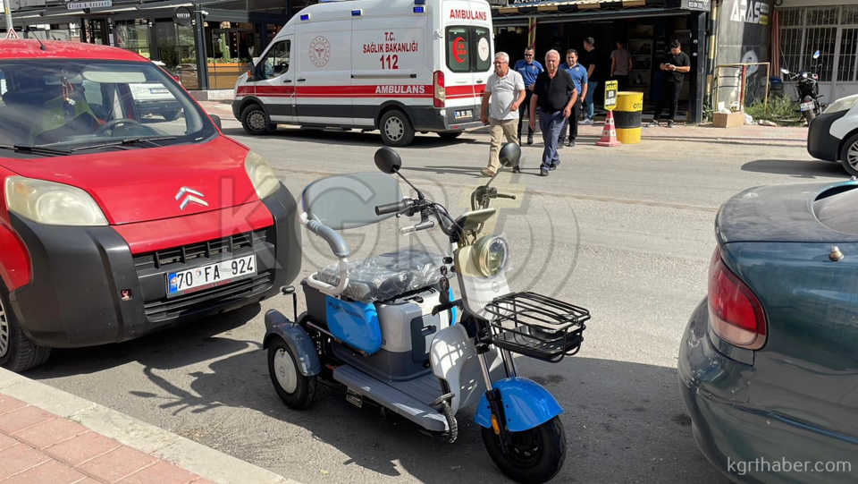 Yeni Aldigi 3 Tekerlekli Elektrikli Bisiklet Devrildi 1 Yarali0