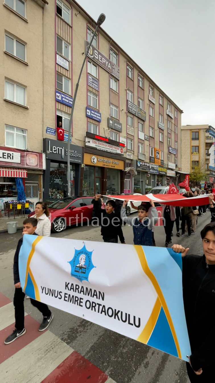 Iki Okuldan Tek Yurek Mesaji8