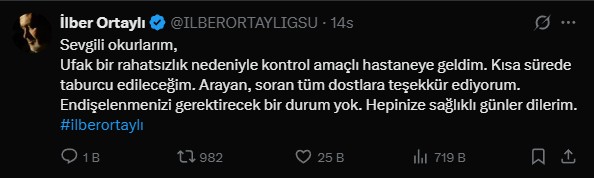 Ilber Ortayli Kalp Krizi Mi Gecirdi Son Saglik Durumu1