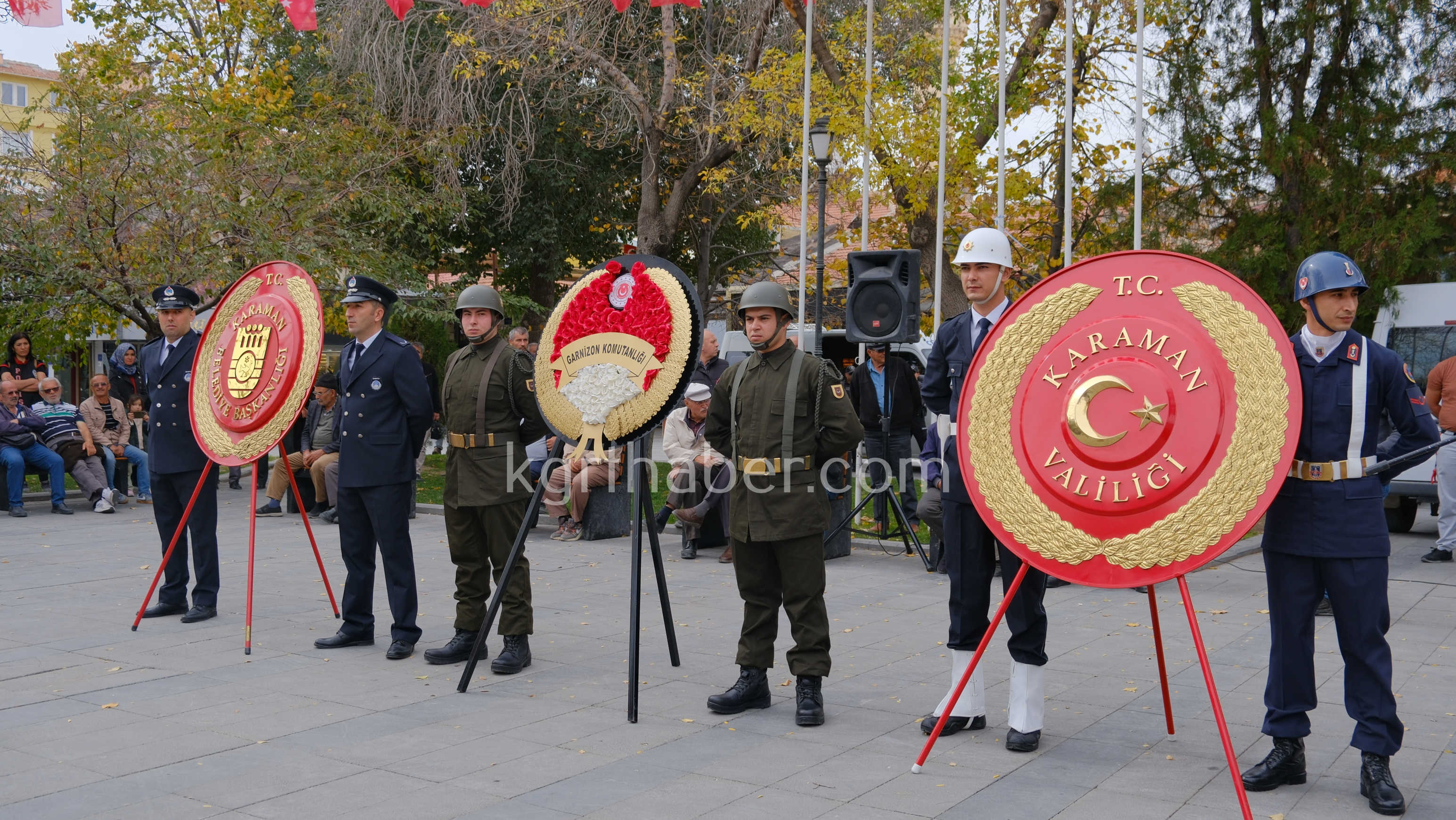 Karamanda 29 Ekimde Celenk Koyma Torenine Yogun Katilim13