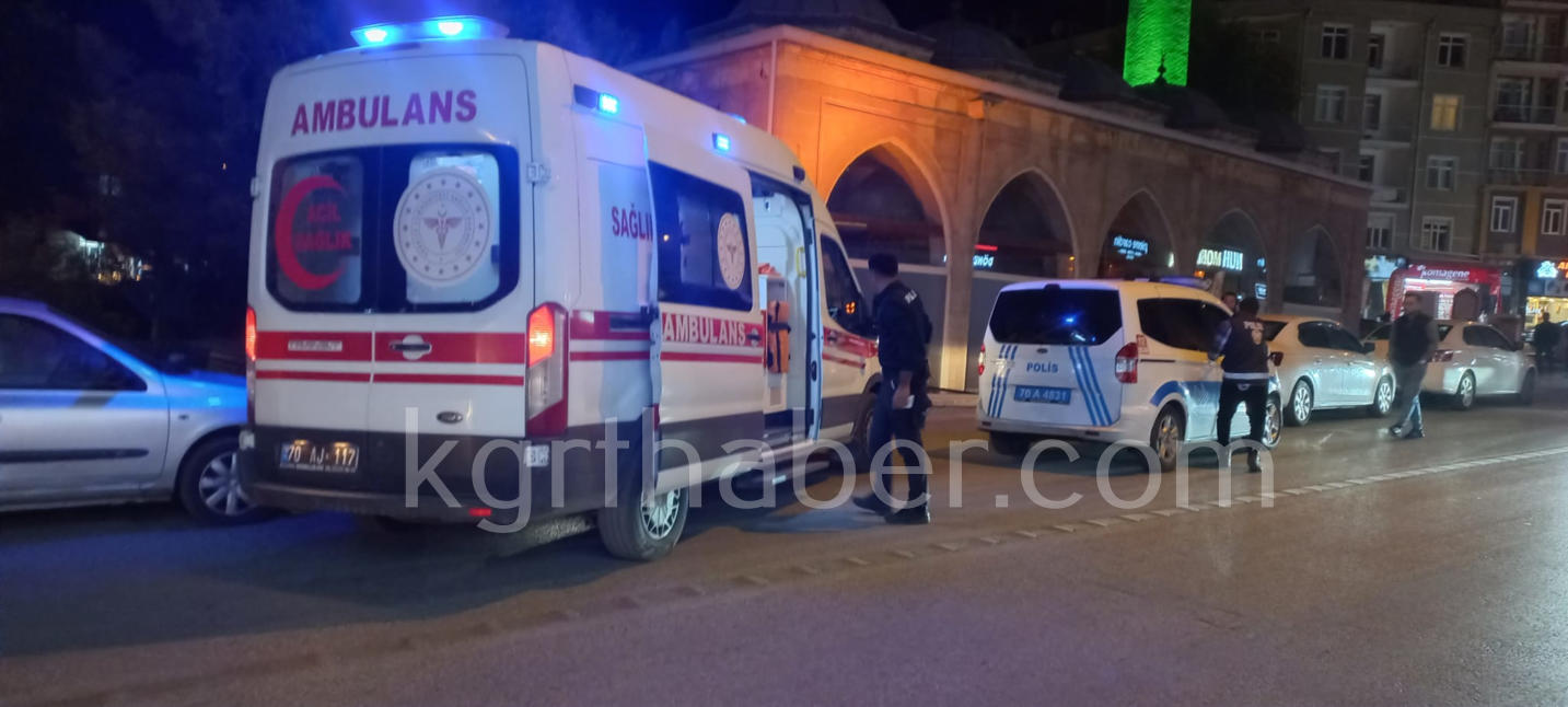 Karamanda Bicakli Kavga 1 Kisi Yaralandi7