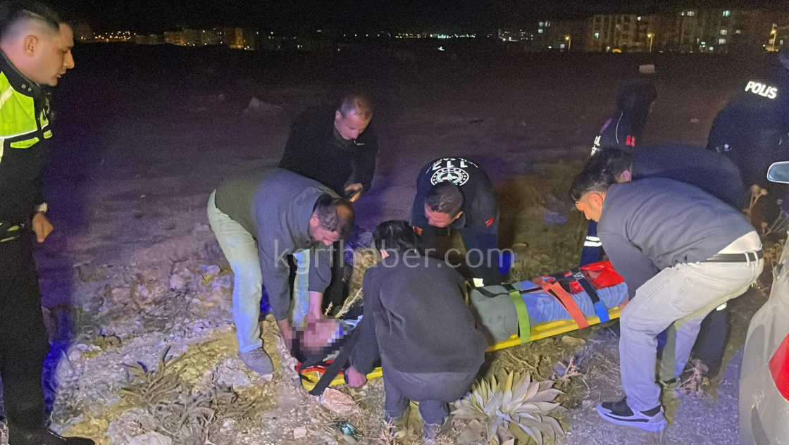 Karamanda Feci Kazada Genc Motosikletli Yaralandi6