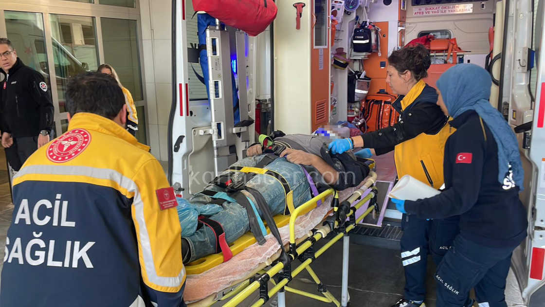 Karamanda Insaatta 2Nci Kattan Dusen Isci Yaralandi1