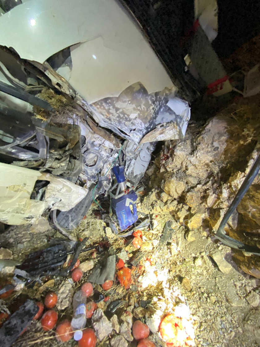 Karamanda Kamyonette Sikisan Surucuyu Afad Ekipleri Kurtardi3