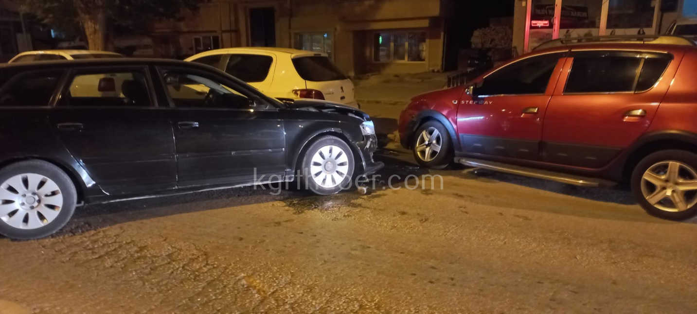 Karamanda Karsi Seride Ucan Otomobil 2 Araca Carparak Durabildi1