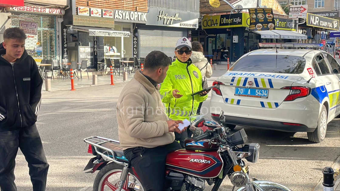 Karamanda Motosiklet Denetimleri Araliksiz Suruyor0