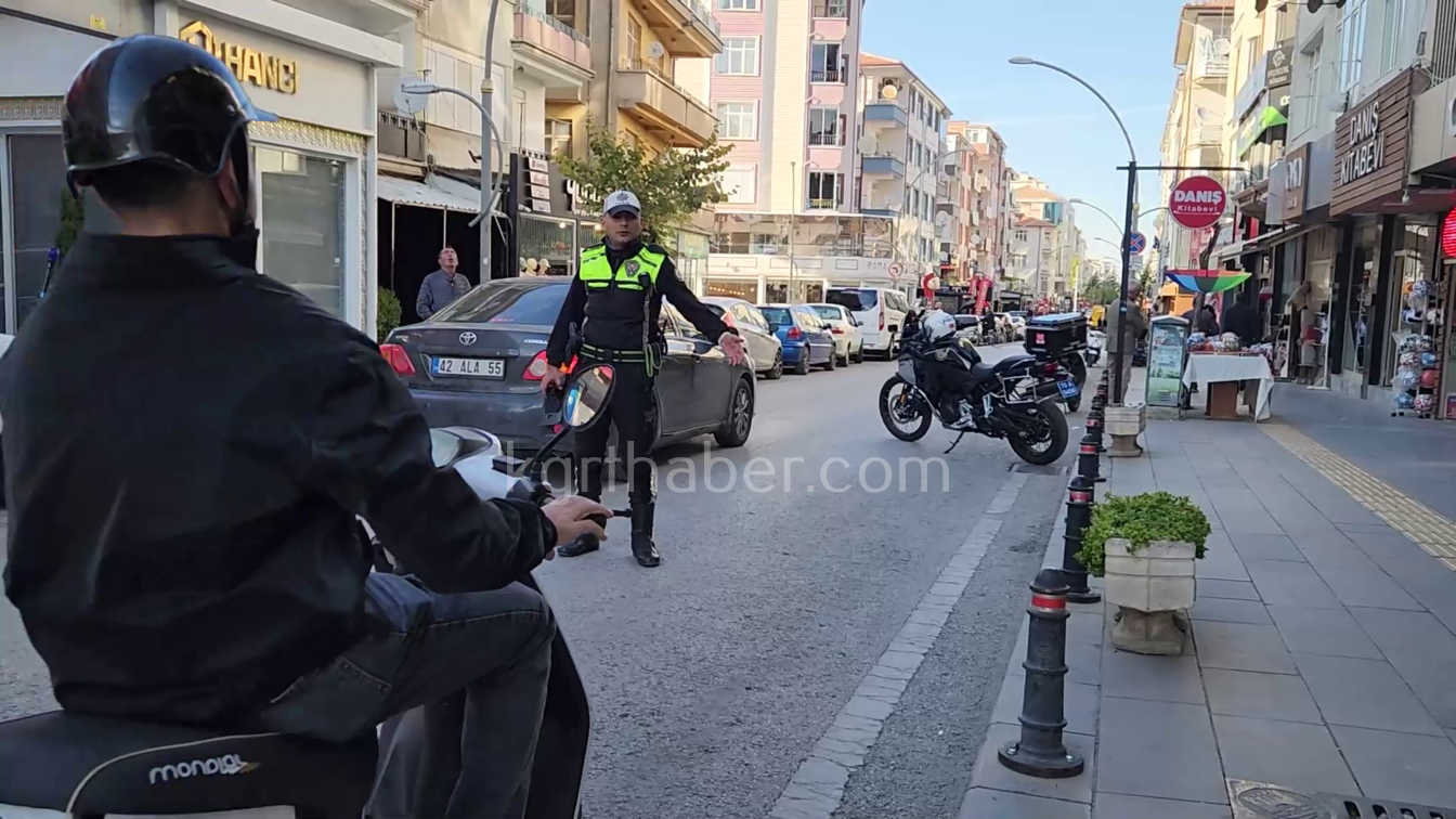 Karamanda Motosiklet Denetimlerinde 159 Surucuye Ceza Kesildi2