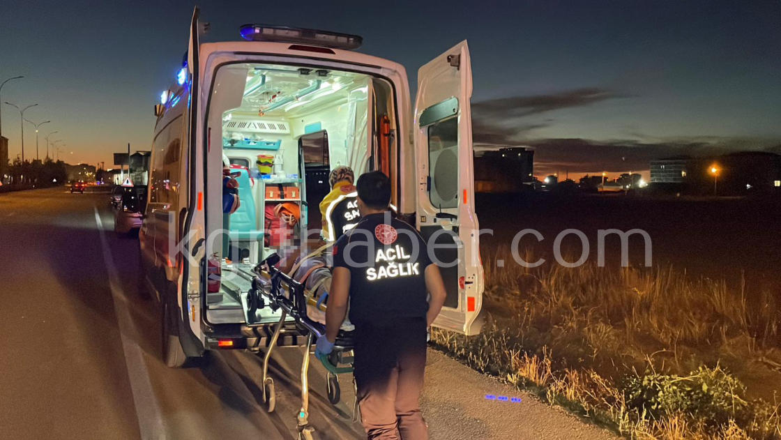 Karamanda Motosiklet Sarampoe Uctu 2 Yarali4