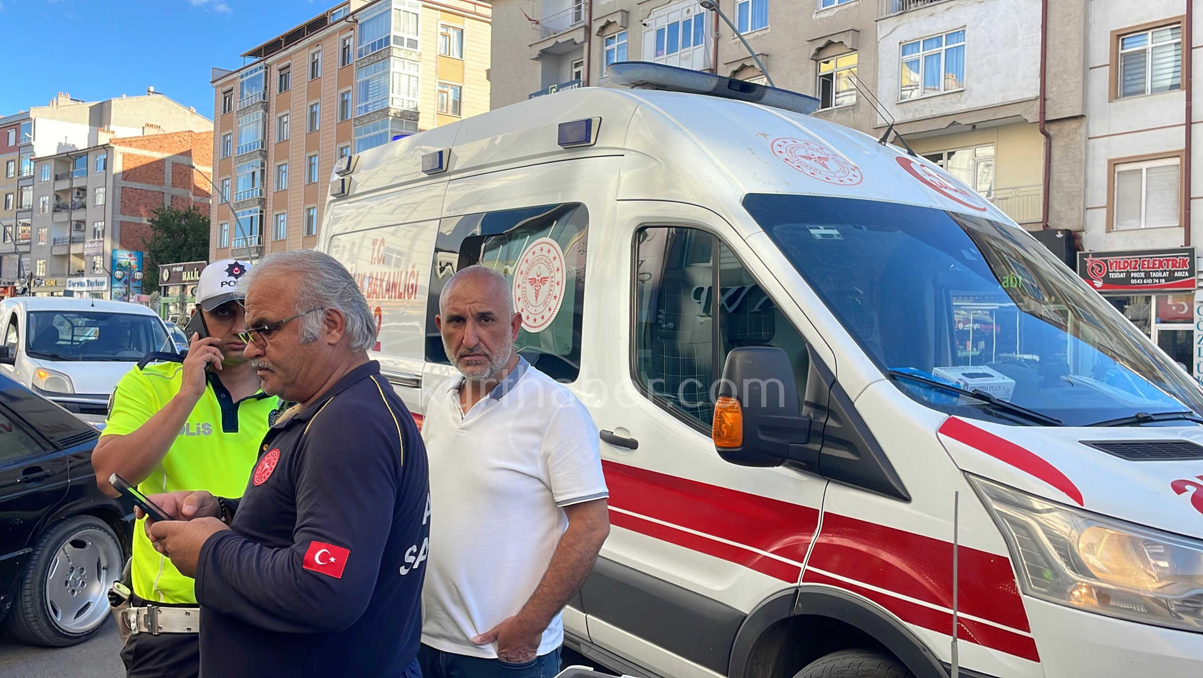 Karamanda Otomobille Elektrikli Bisiklet Carpisti 1 Yarali3