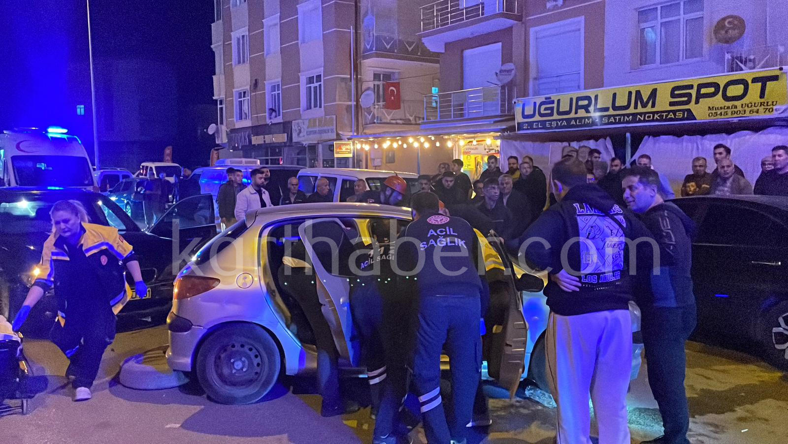 Karamanda Sikismali Kaza 2 Yarali1