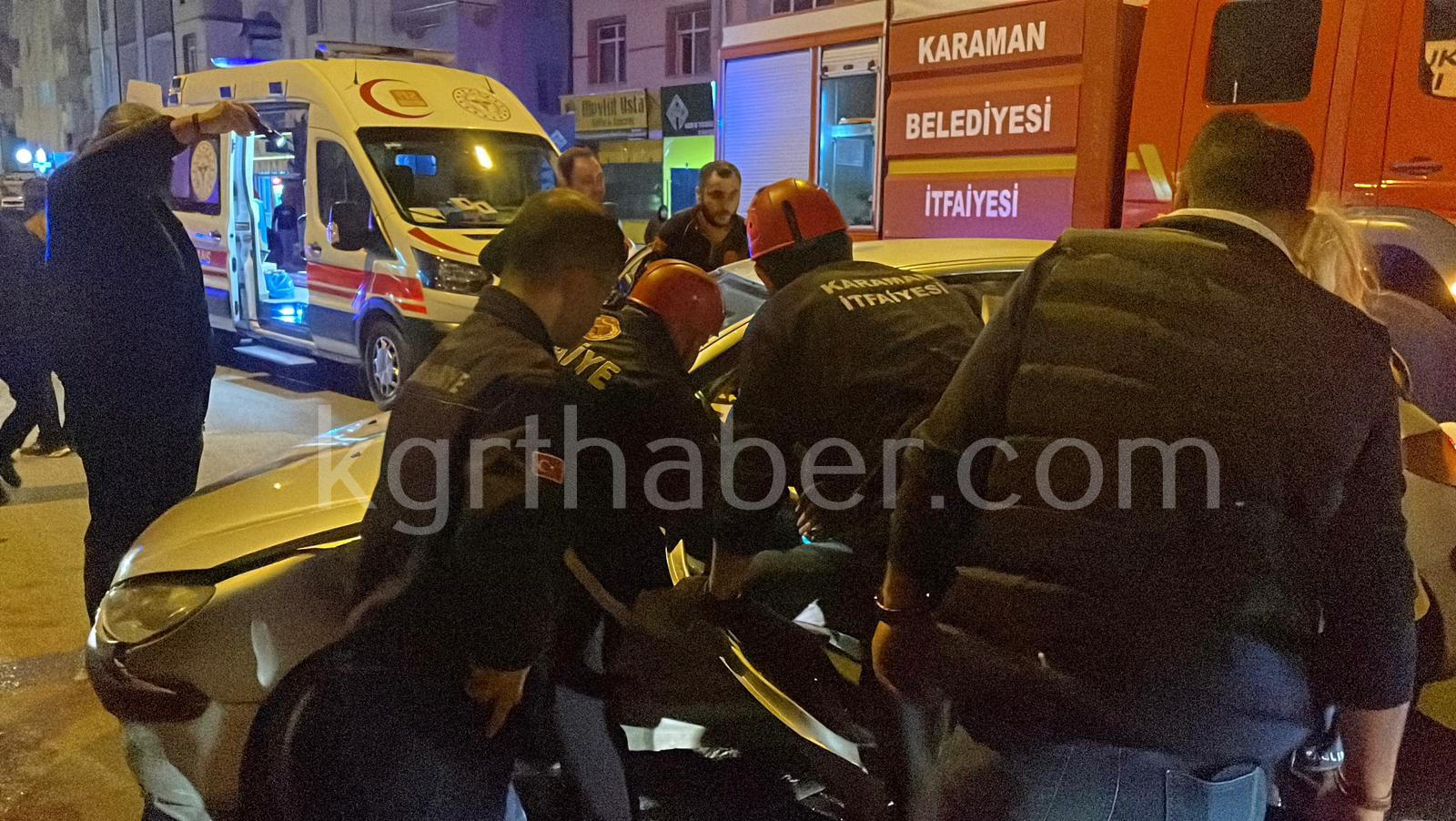 Karamanda Sikismali Kaza 2 Yarali14