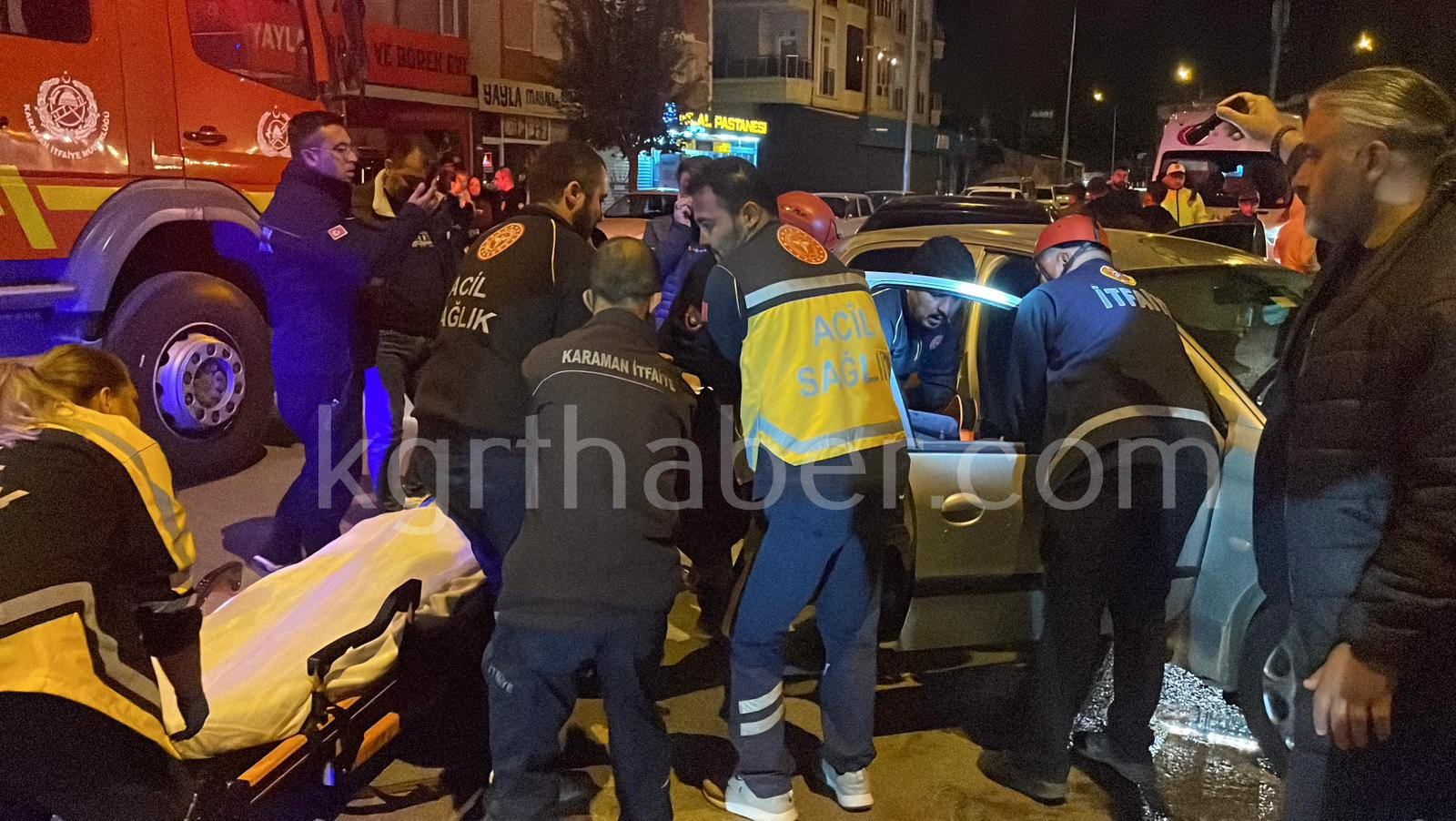Karamanda Sikismali Kaza 2 Yarali4