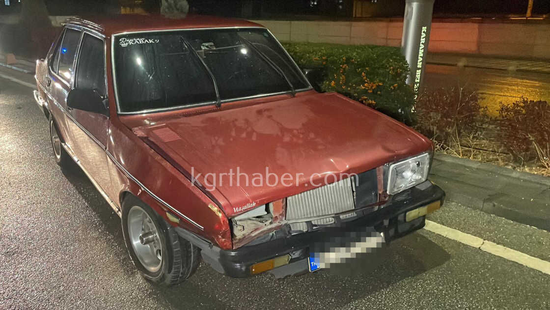 Kayganlasan Yolda Kontrolden Cikan Tofas Refuje Cikti1