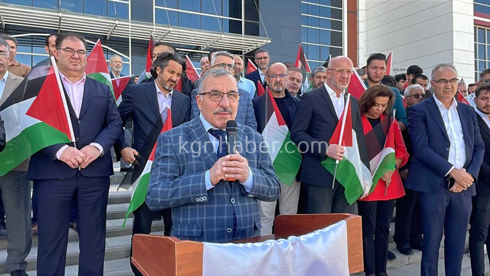 Kmude Gazze Icin Toplandilar Buradan Sumuda Selam Gonderiyoruz7