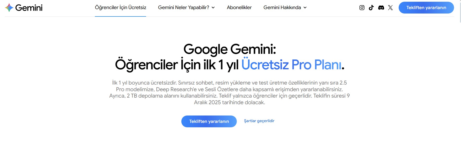 Universite Ogrencileri Mujde Google Gemini Ai Pro 1 Yil Ucretsiz (3)