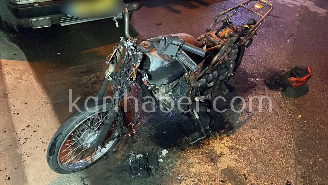 Yakarsin Yakamazsin Iddiasi Sonrasi Kendi Motorunu Atese Verdi19