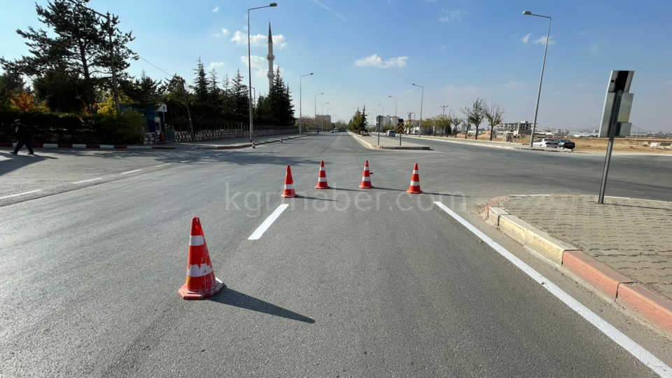 Haberimiz Ses Getirdi Karamanda Silinen Yol Cizgileri Yenileniyor7