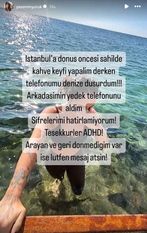 Hepsinin Yasemin Yuruku Telefonunu Kurtarmak Icin Denize Girdi (1)-1