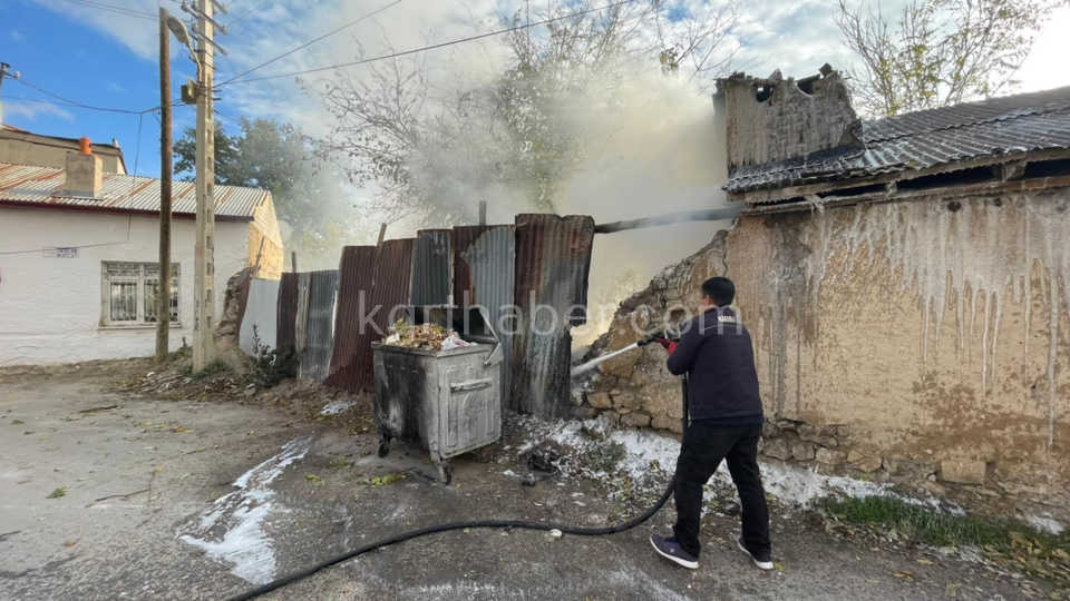 Itfaiye Kerpic Binaya Sicrayan Yangini Buyumeden Sondurdu1