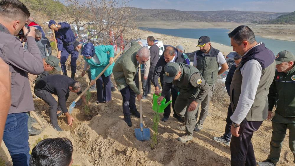 Karamanda 5 Bin Fidan Toprakla Bulusturuldu (3)