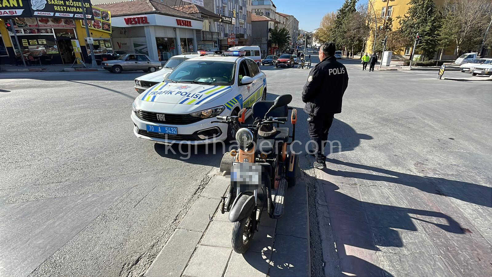 Karamanda 87 Yasindaki Surucu Yaralandi6