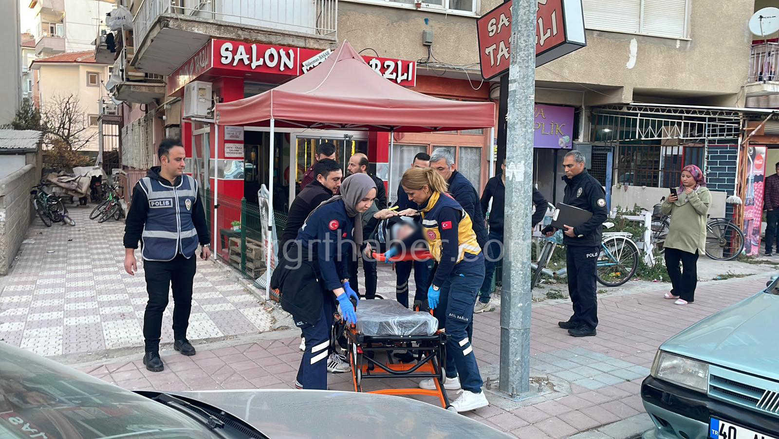 Karamanda Bisikletten Dusen Yasli Adam Yaralandi1