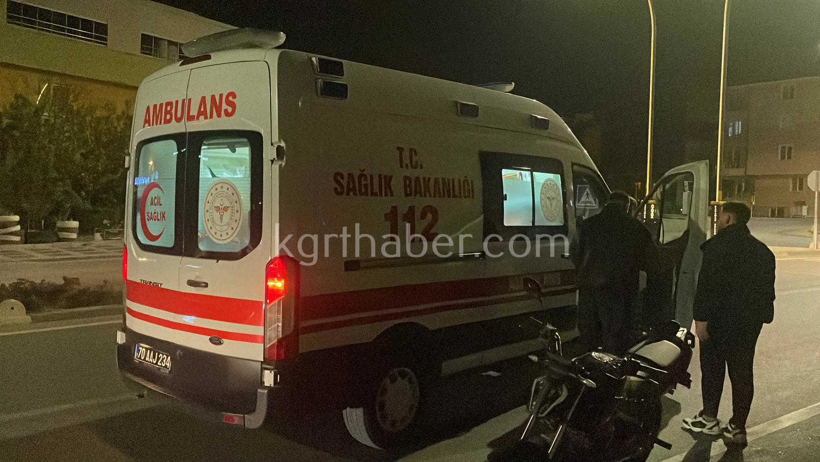 Karamanda Motosiklet Kazasi 24 Yasindaki Genc Yarali1