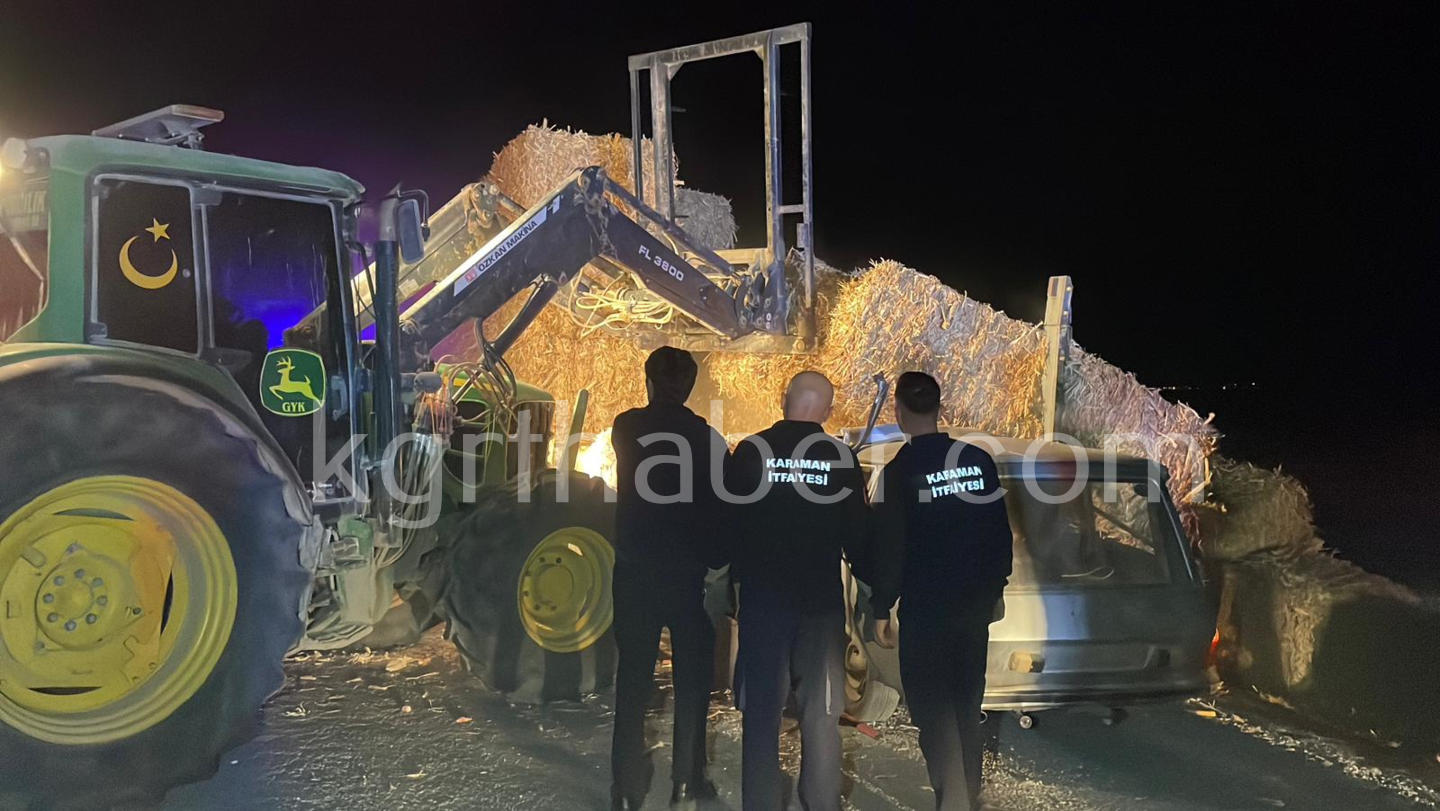 Karaman'da Otomobil Tırın Altına Girdi Karı Koca Öldü28