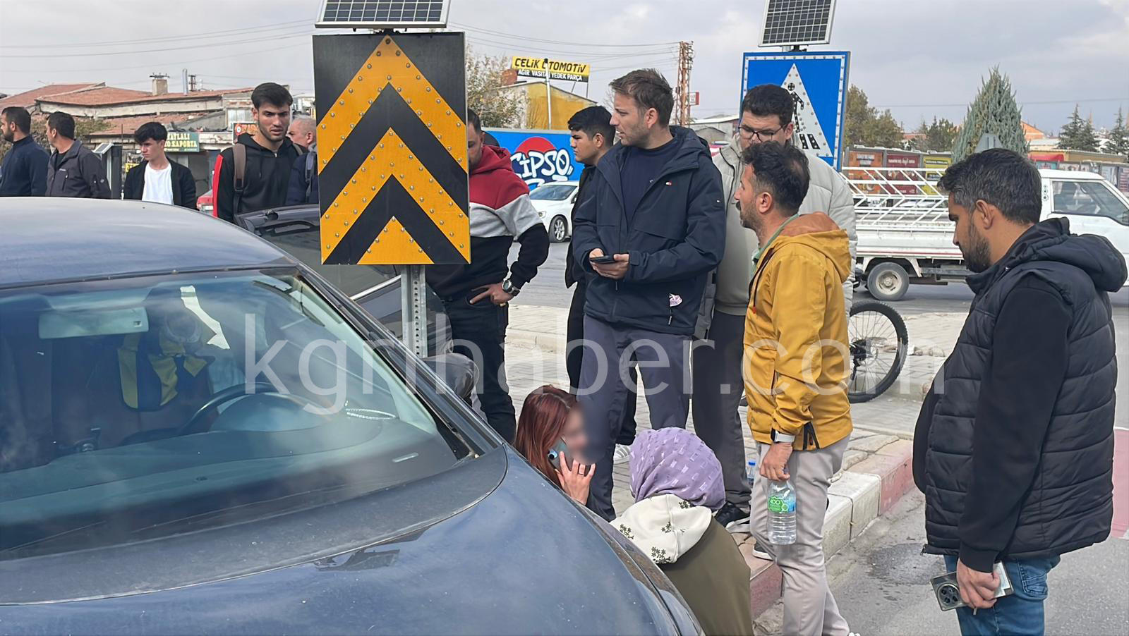 Karamanda Pikap Ile Otomobil Carpisti 1 Yarali6