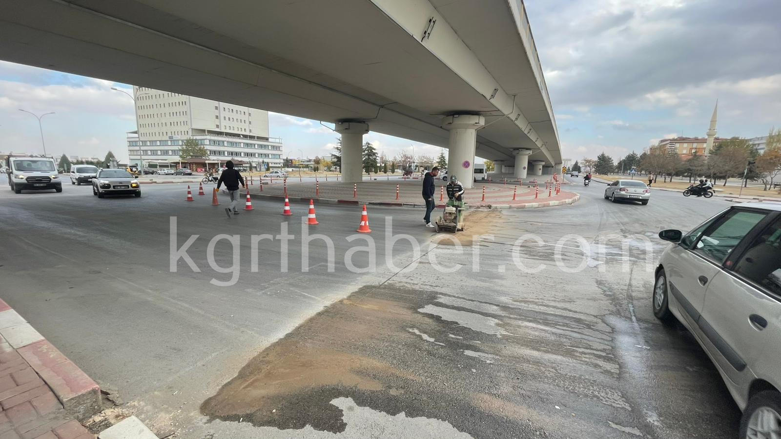 Karamanda Sik Sik Kaza Olan O Kavsak Icin Trafik Isigi Calismalari Basladi2