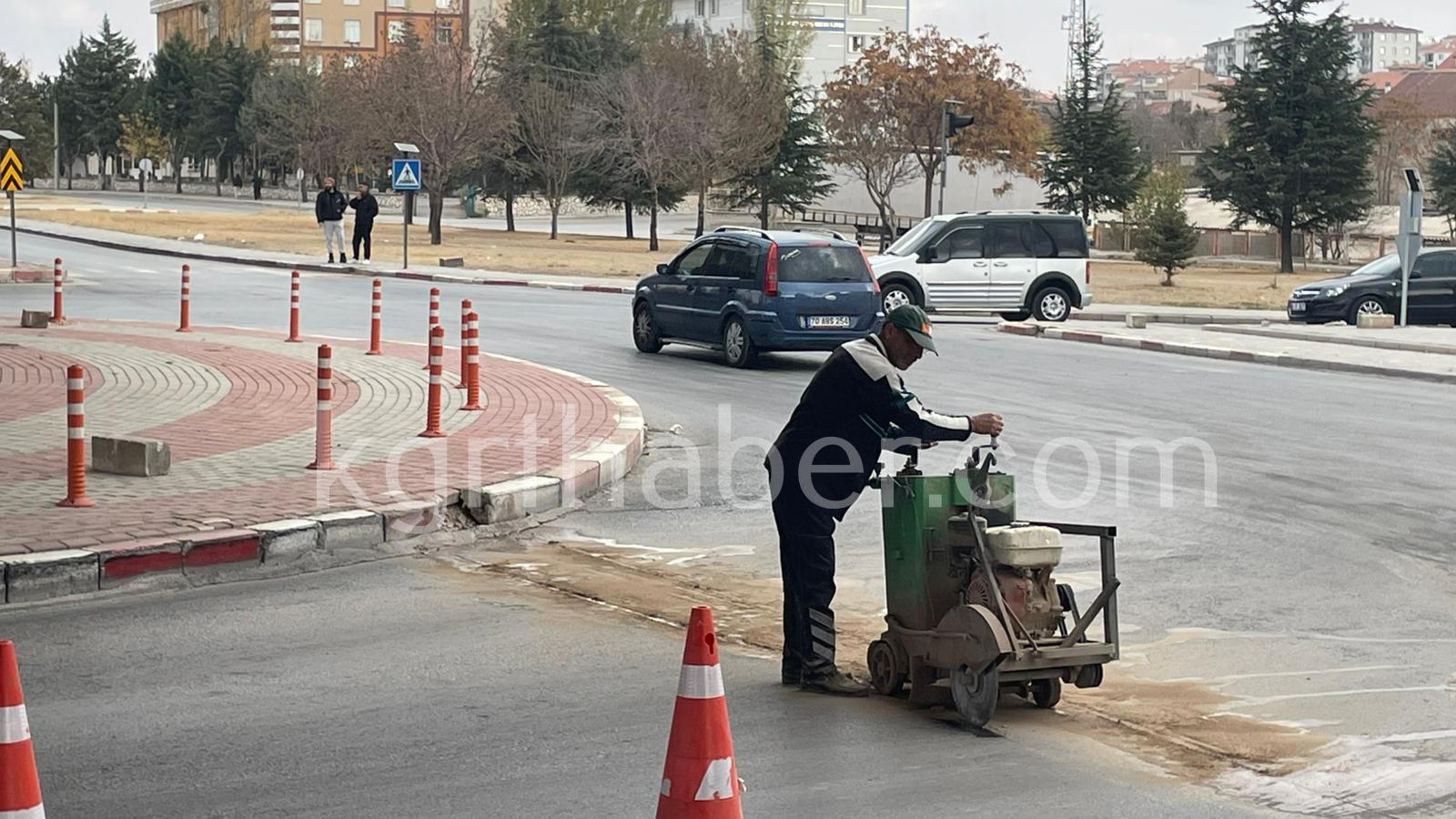 Karamanda Sik Sik Kaza Olan O Kavsak Icin Trafik Isigi Calismalari Basladi5