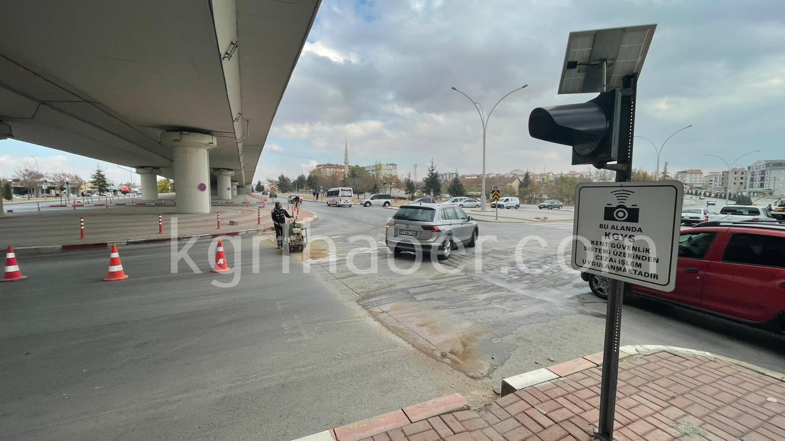 Karamanda Sik Sik Kaza Olan O Kavsak Icin Trafik Isigi Calismalari Basladi7