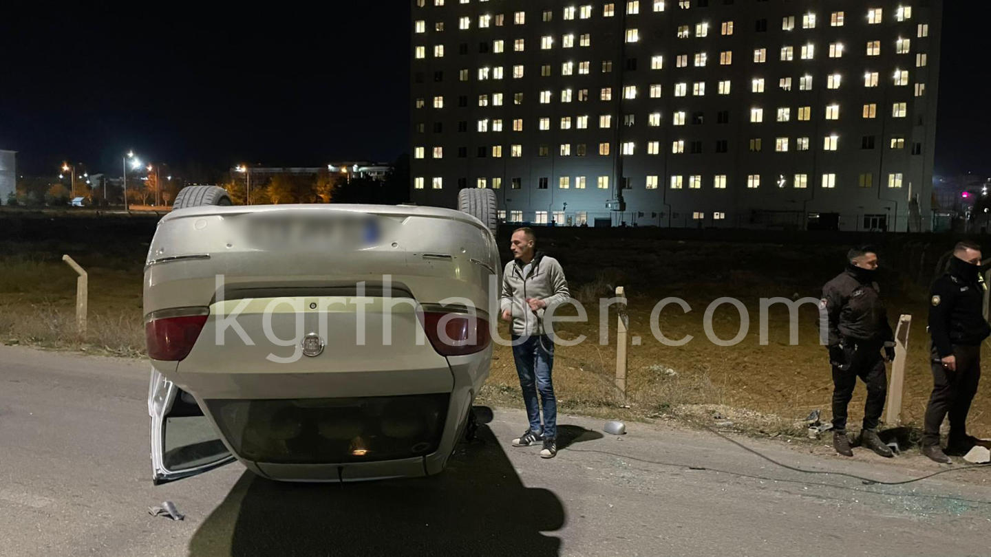 Karamandai Betona Carpan Otomobil Takla Atti 2 Yarali8