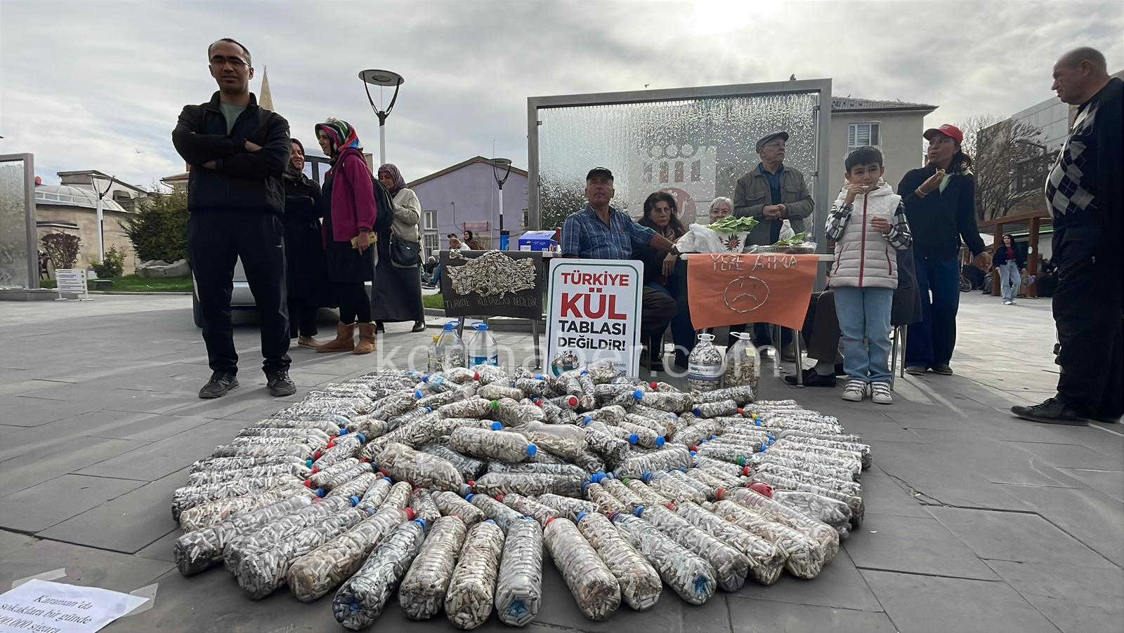 Kmulu Akademisyen Ve Gonulluler 2 Ayda 100 Bin Sigara Izmariti Topladi11