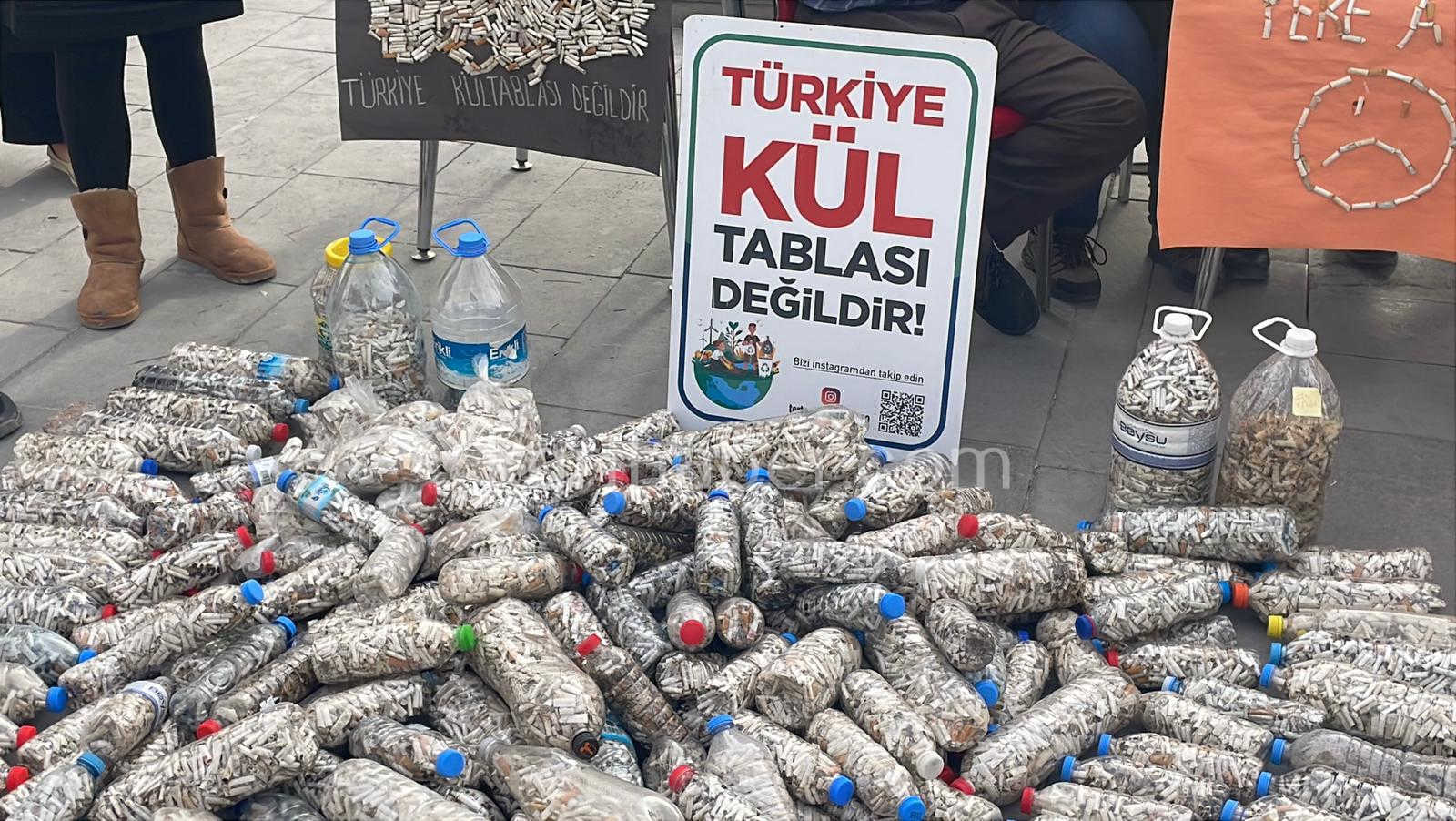 Kmulu Akademisyen Ve Gonulluler 2 Ayda 100 Bin Sigara Izmariti Topladi13