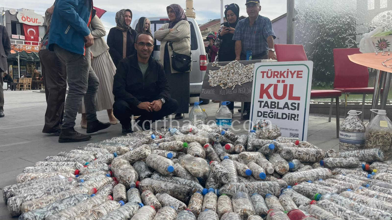 Kmulu Akademisyen Ve Gonulluler 2 Ayda 100 Bin Sigara Izmariti Topladi2