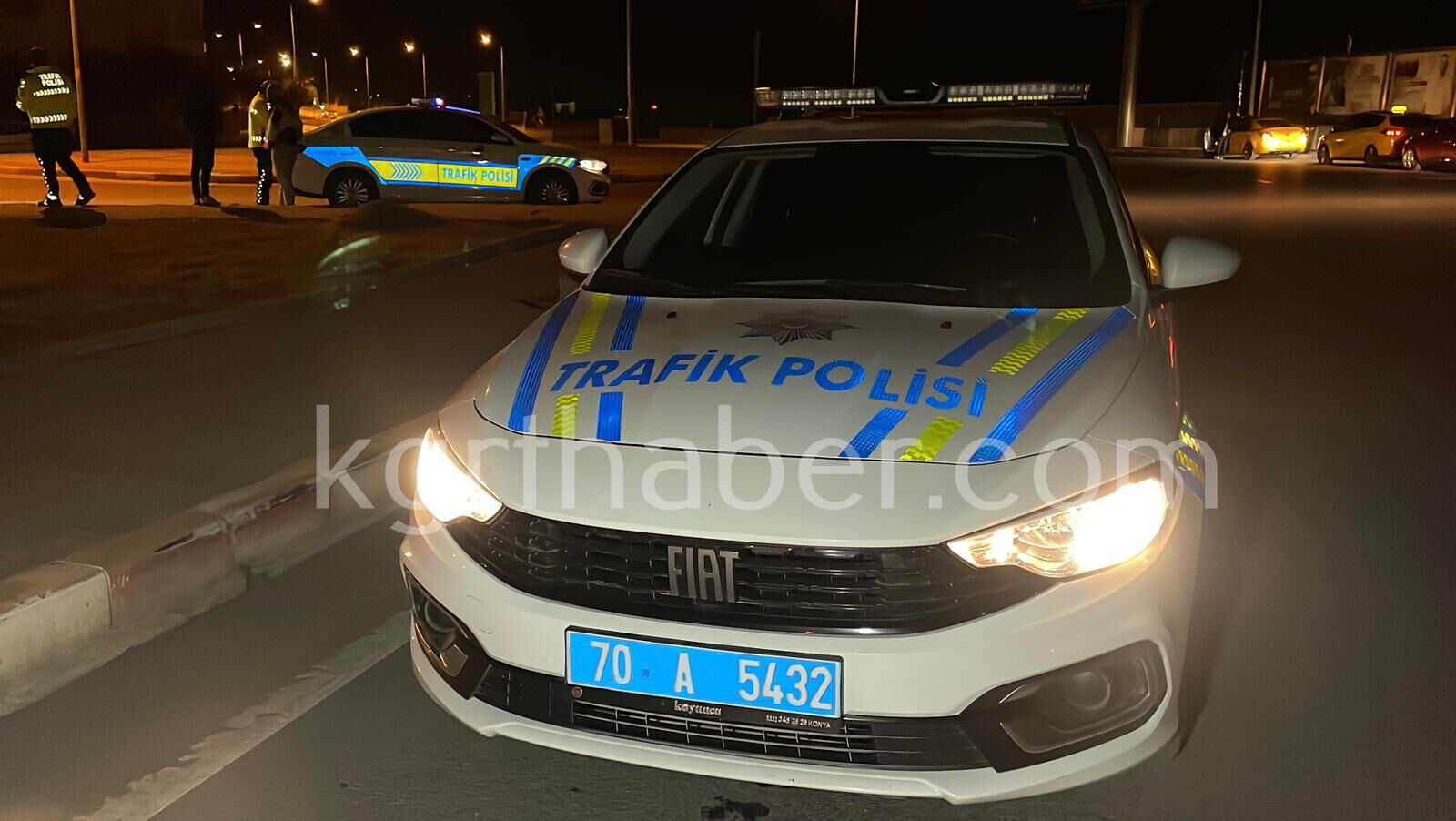 Kontrolden Cikan Ticari Taksi Aydinlatma Diregine Carpti10