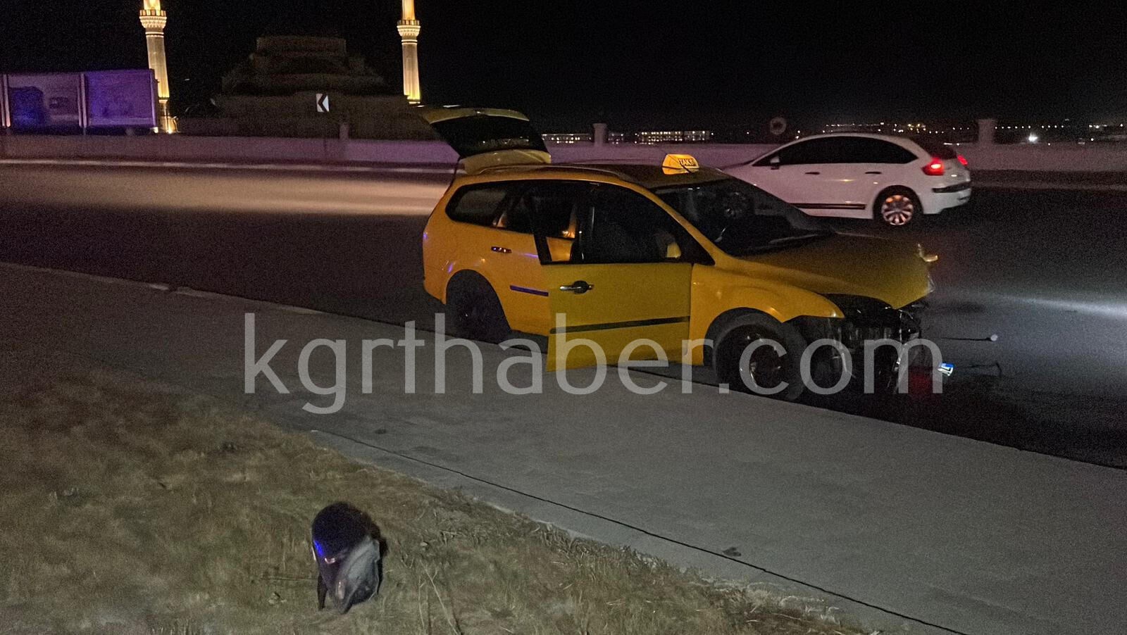 Kontrolden Cikan Ticari Taksi Aydinlatma Diregine Carpti2