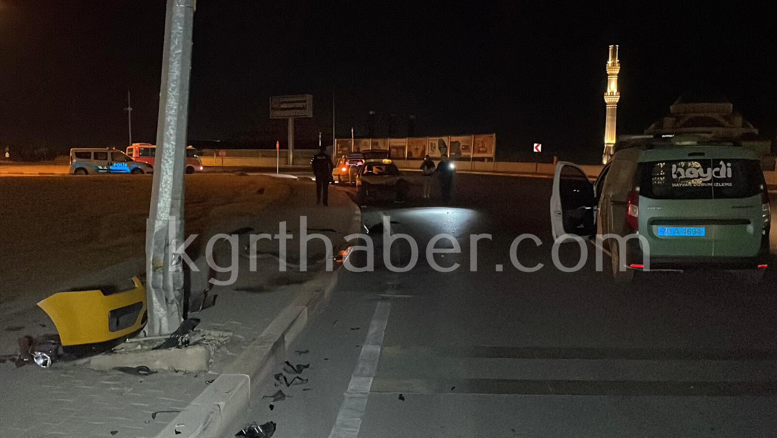 Kontrolden Cikan Ticari Taksi Aydinlatma Diregine Carpti4