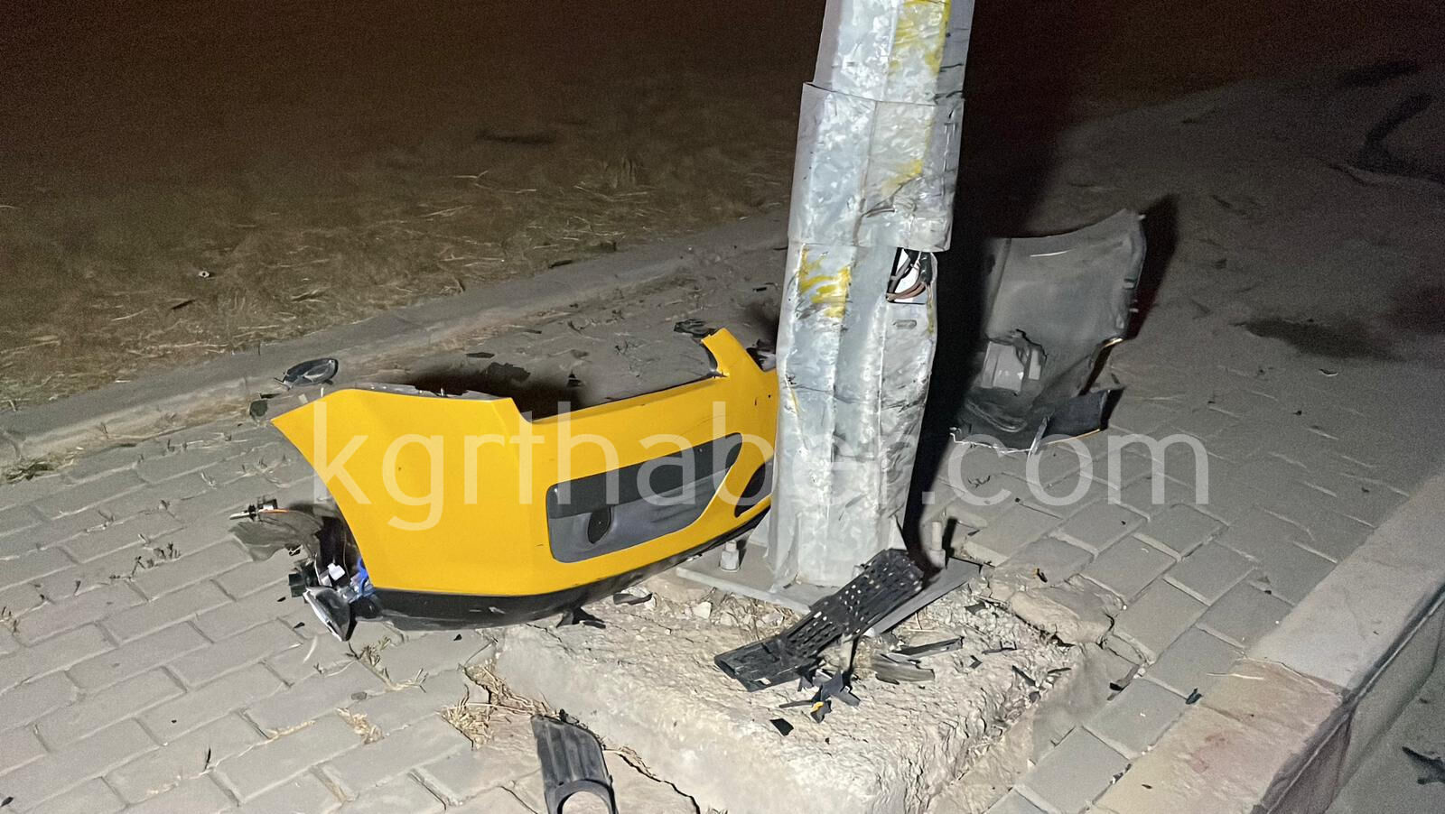 Kontrolden Cikan Ticari Taksi Aydinlatma Diregine Carpti5