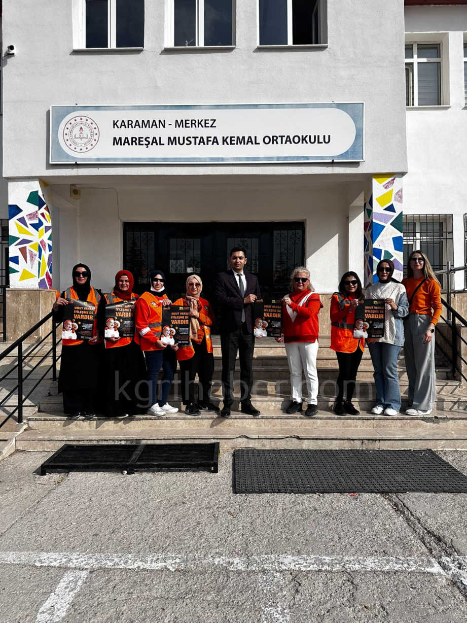 Losev Gonulluleri Karamandaki Ogrencilerle Bulustu7