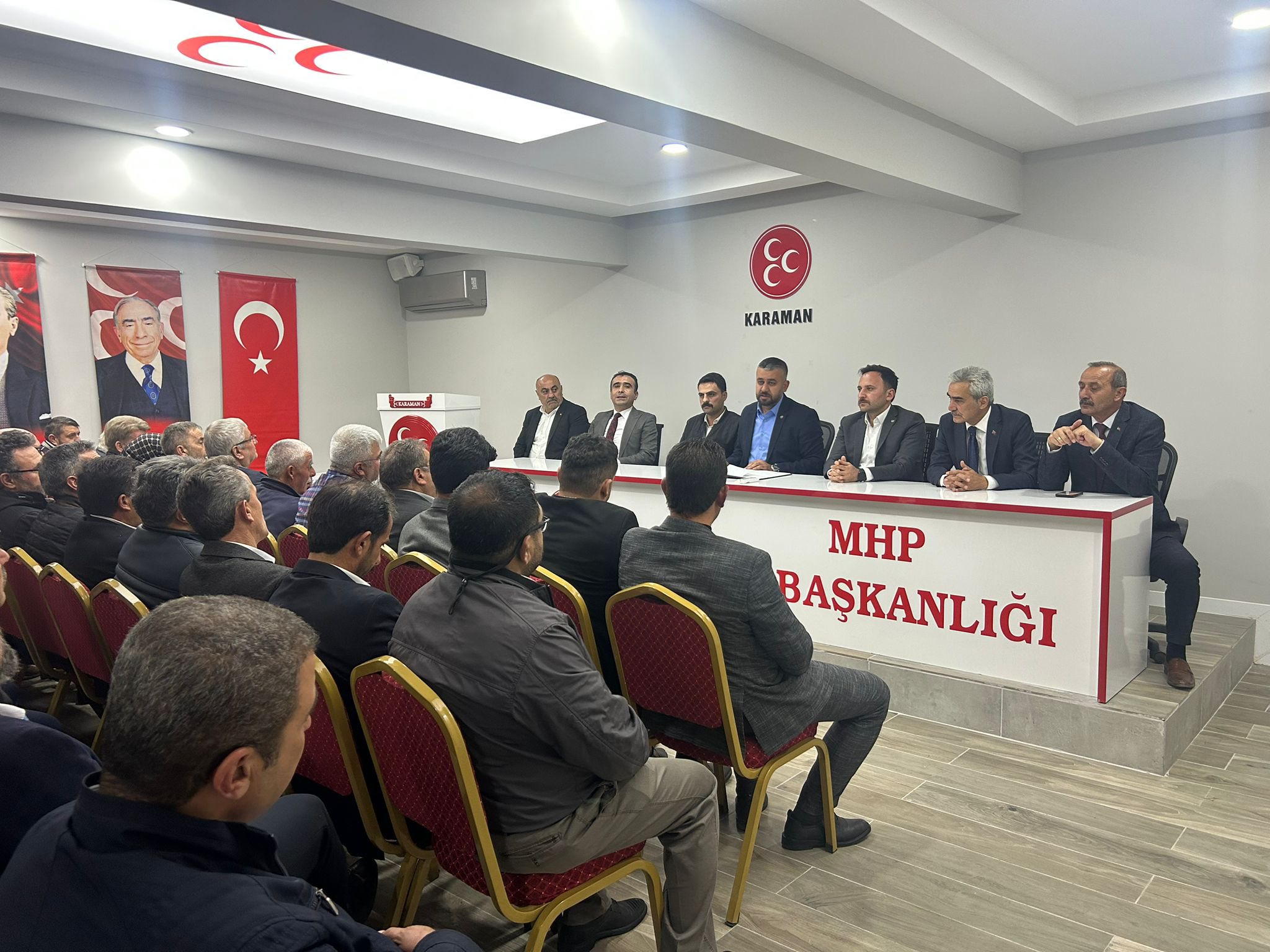 Mhp Karaman Il Baskanligi Hayirli Gunler Komsum Ziyaretleri Icin Toplandi (2)