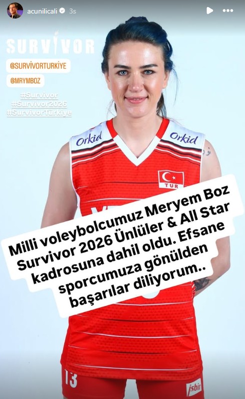 Voleybolun Efsane Ismi Meryem Boz Survivorda (1)