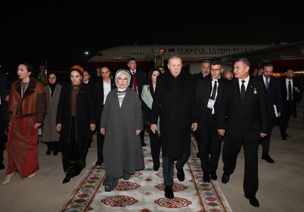 Cumhurbaskani Erdogan Turkmenistanda (2)