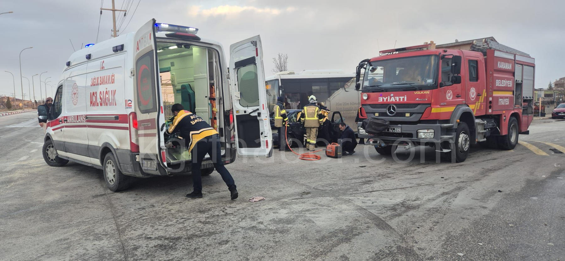 Feci Kaza Kamerada Lpg Tanki Firladi 2 Yarali10