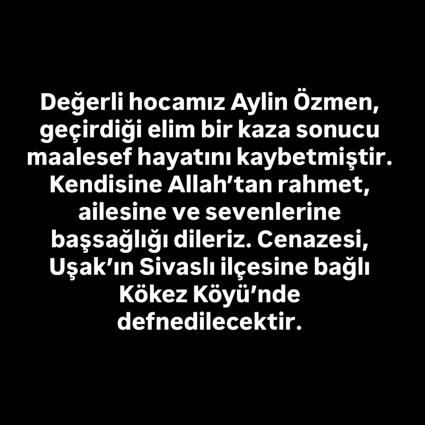 Fenomen Egitmen Aylin Ozmen Trafik Kazasinda Hayatini Kaybetti (1)