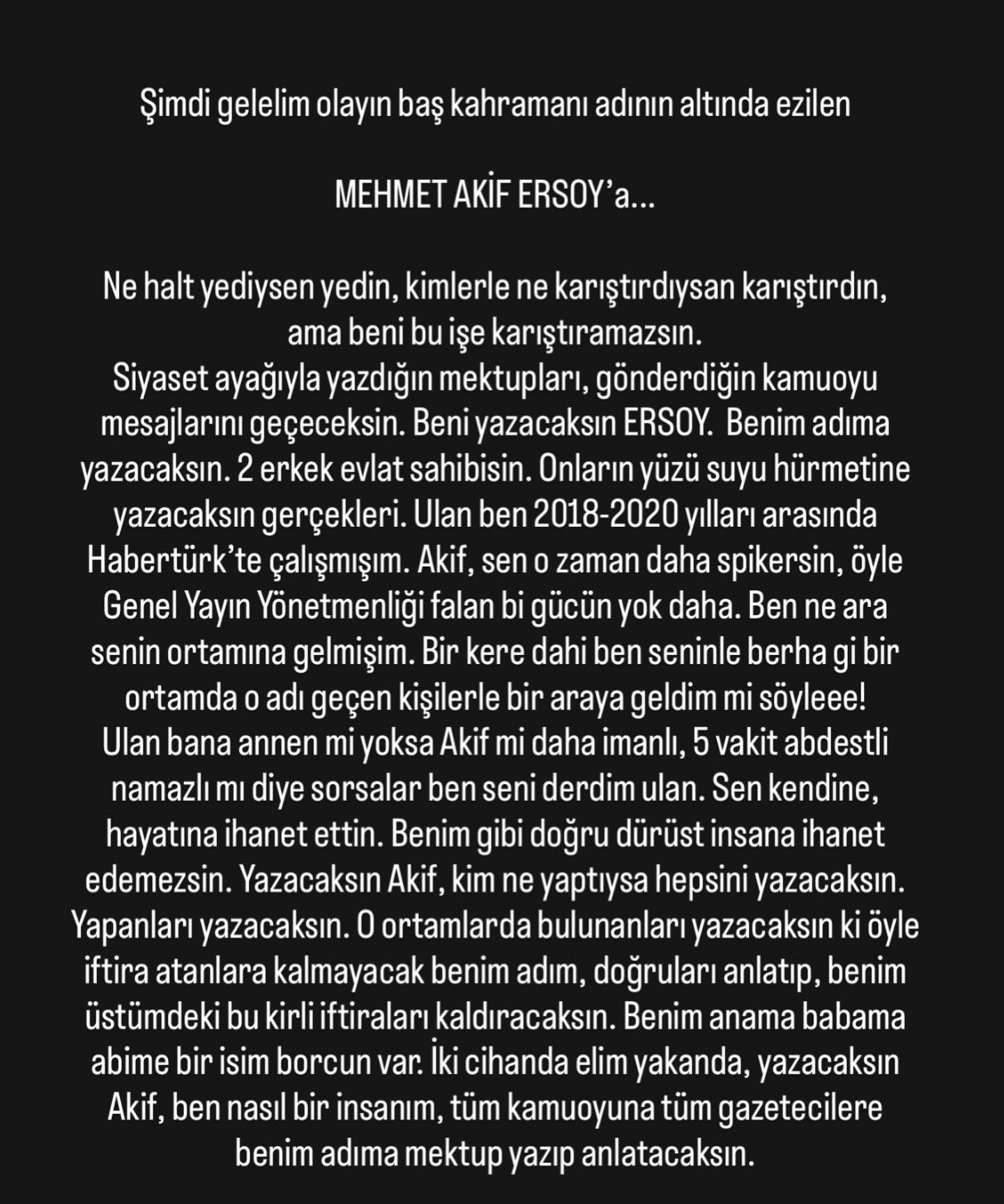 Hande Sarioglundan Mehmet Akif Ersoya Sert Sozler (1)