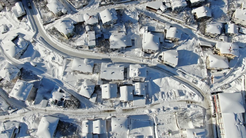 Ilceler Kara Gomuldu Ortaya Cikan Manzara Sasirtti (4)